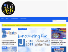 Tablet Screenshot of kclivearts.org